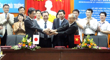 广宁省与日本合作改善下龙湾水环境